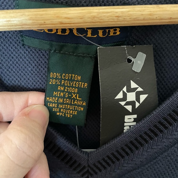 Izod Men's V-Neck Sweater Vest Size XL Golf Black Butte Ranch NWT New - Picture 2 of 7